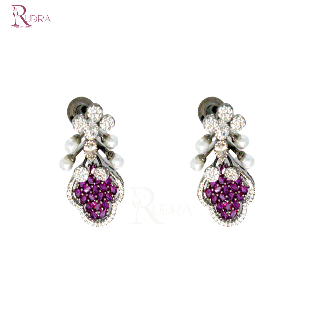 Dynasty Bling Necklace Set in Ruby and Emerald