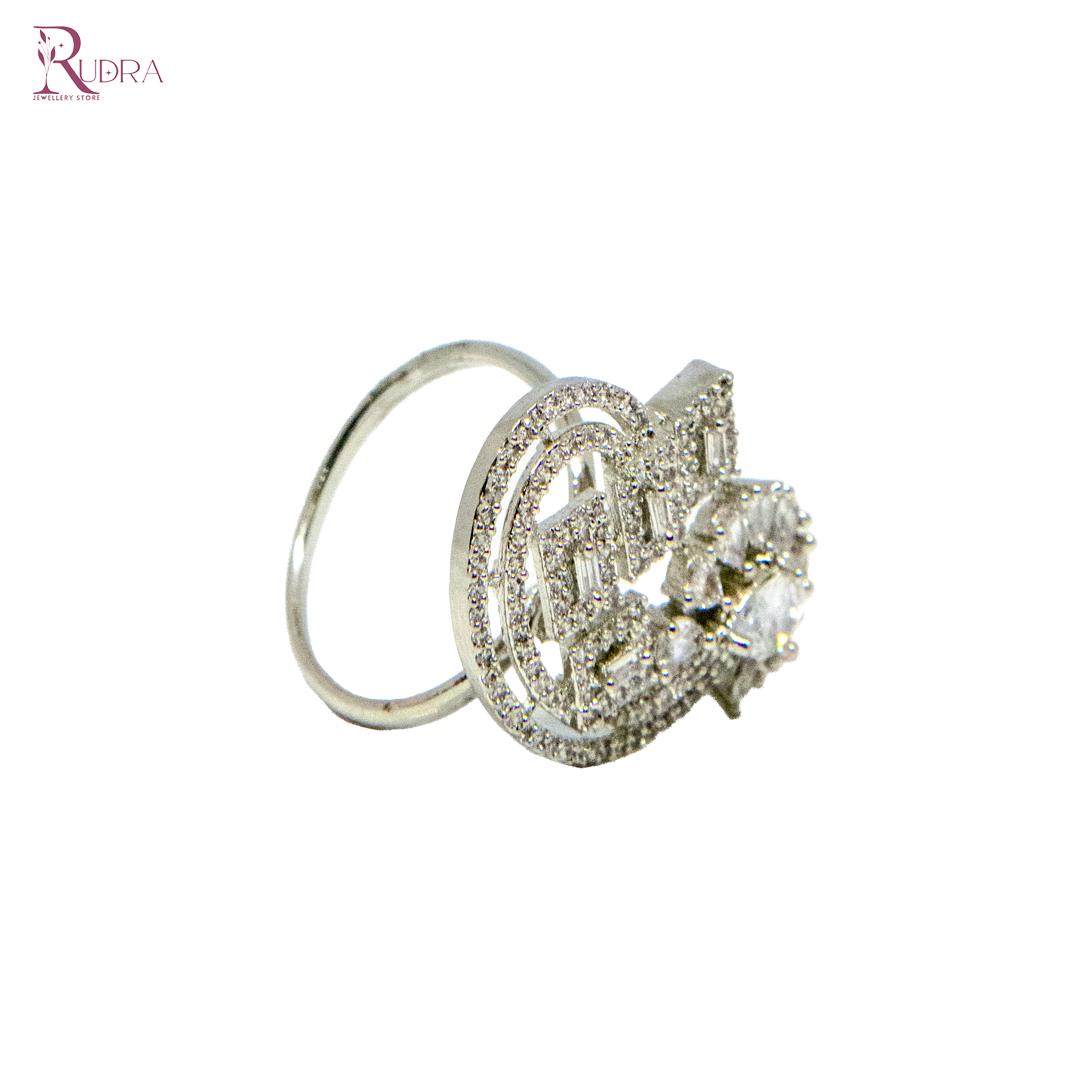 Silver Cocktail Ring