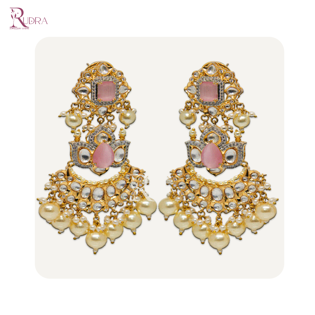 Regal Lotus Cascade Earrings