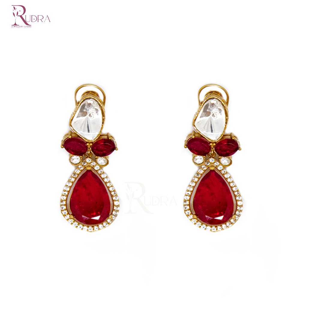 Polki and Kundan Fusion Necklace Set