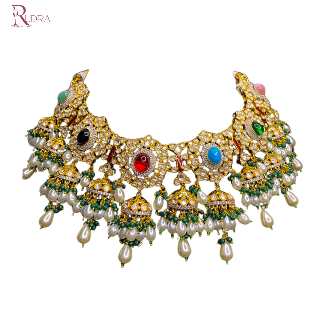 Jodha Bai’s Royal Treasure Necklace Set