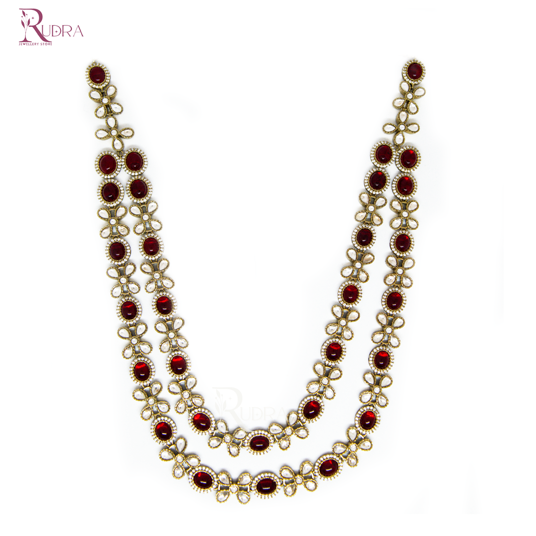 Rajwada Punjabi Haar - Royal Punjabi Necklace, combining royalty and cultural richness.