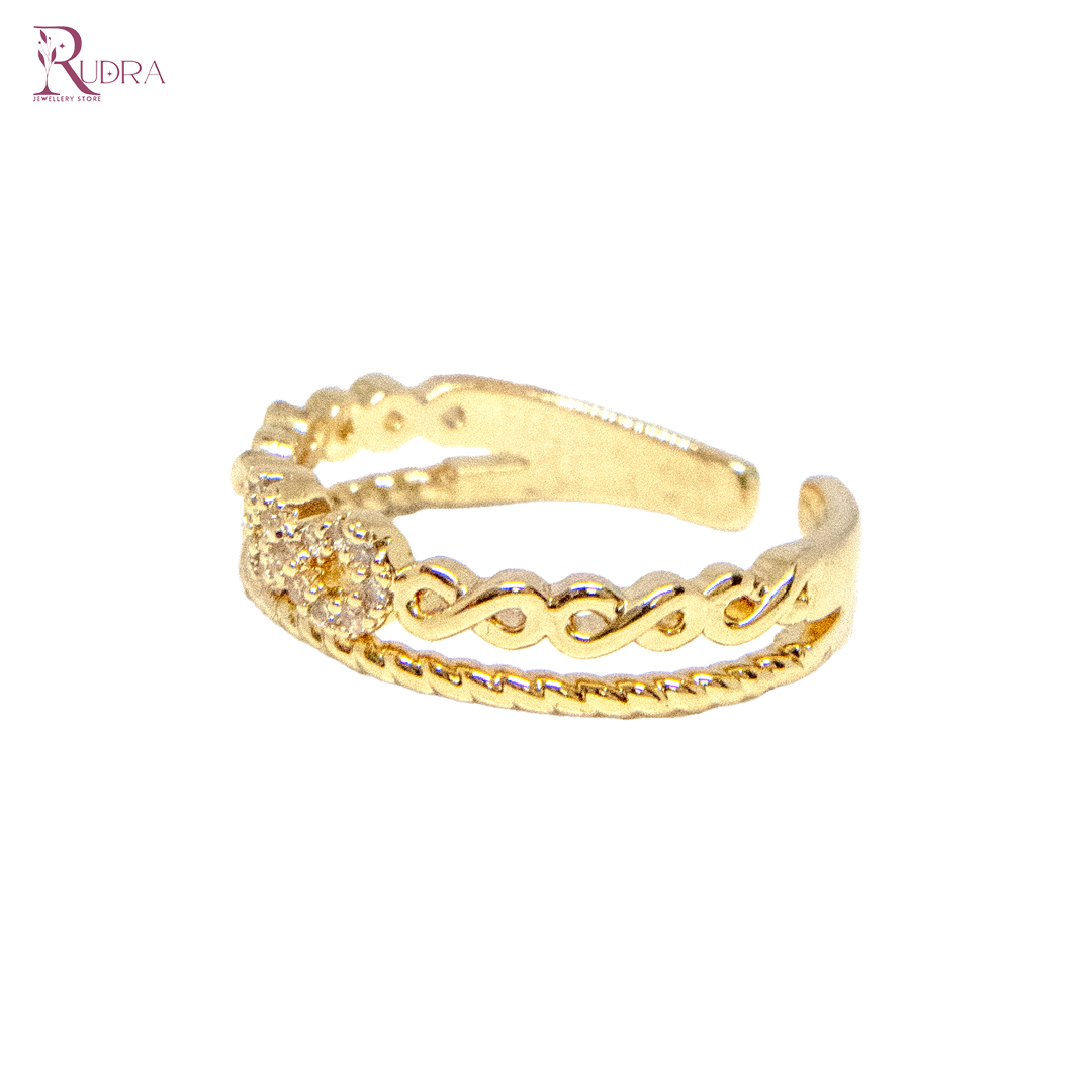 Infinity Link Adjustable Ring