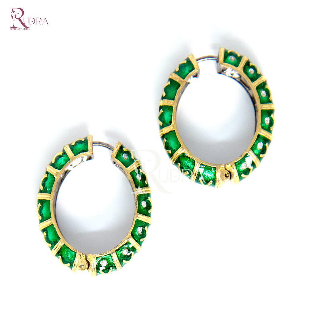 Goddess Glow Hoop Earrings