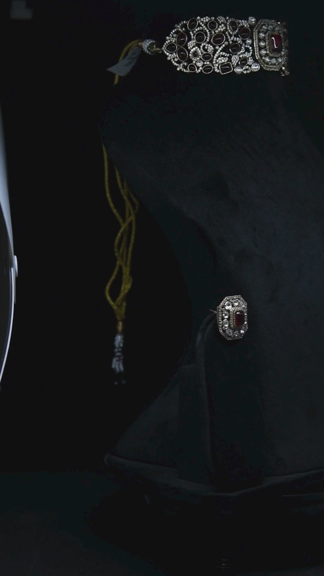 The Mughal Majesty Ruby Necklace Set