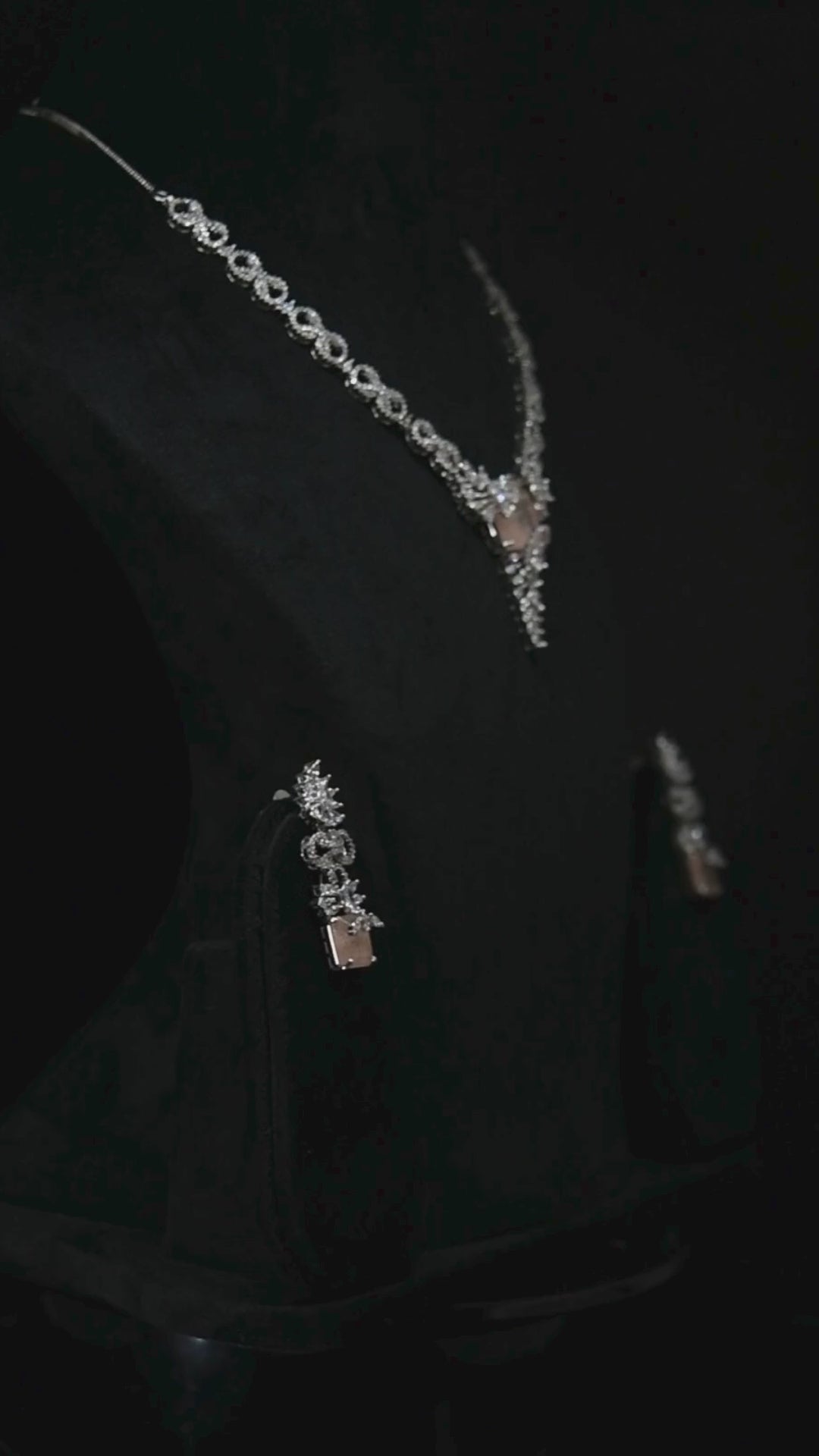 Regal Radiance American Diamond Necklace Set