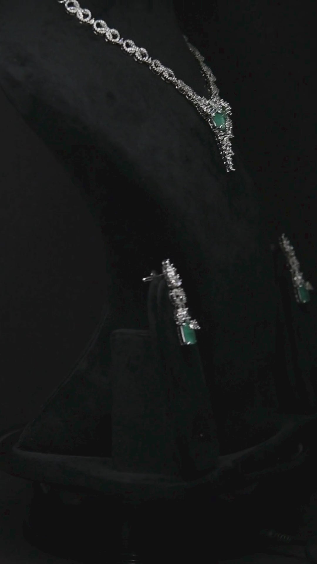 Regal Radiance American Diamond Necklace Set