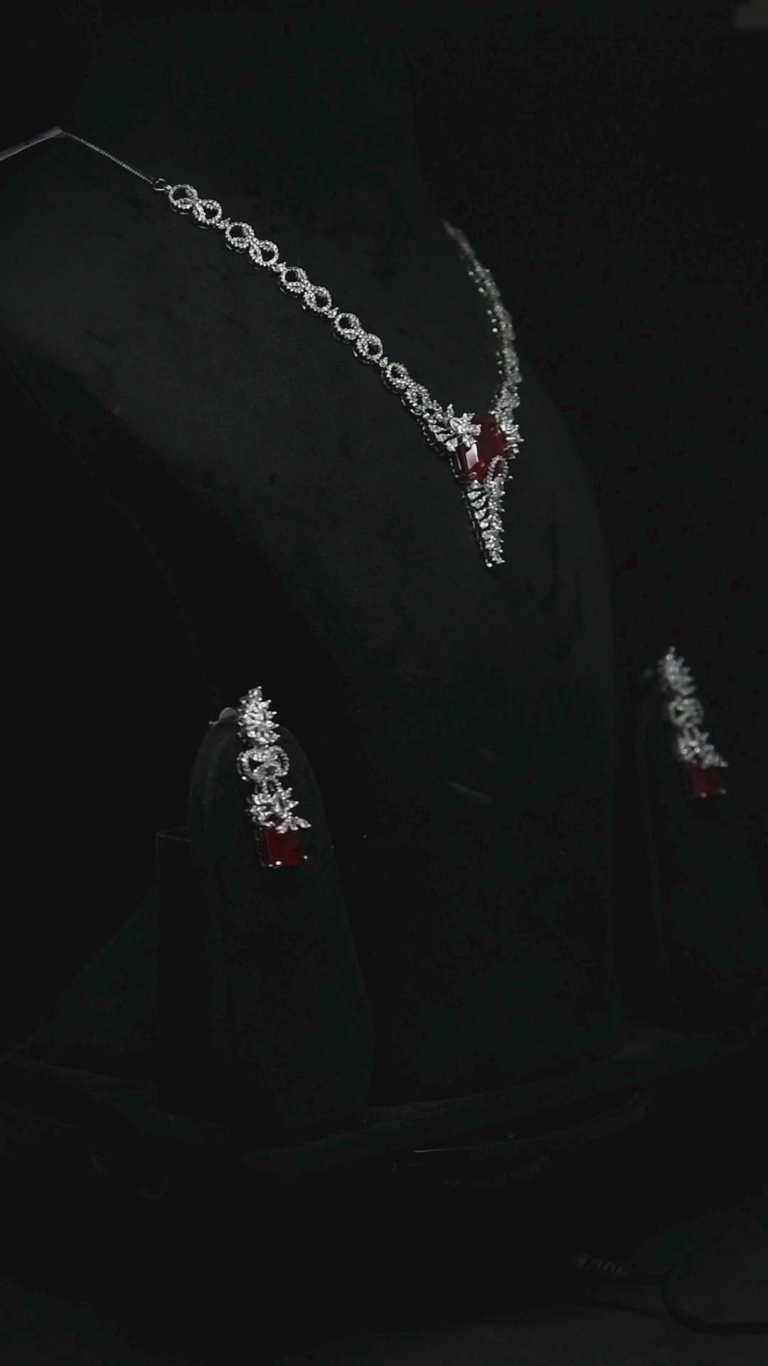 Regal Radiance American Diamond Necklace Set