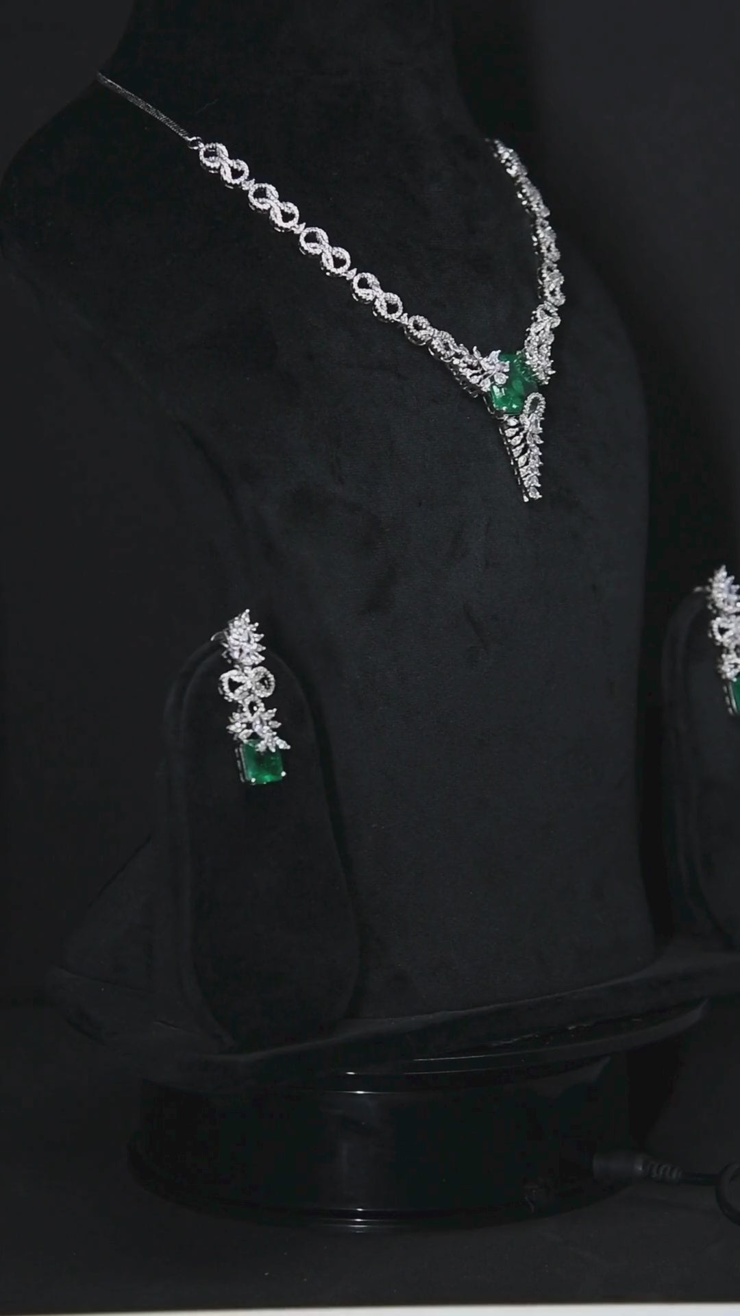 Regal Radiance American Diamond Necklace Set