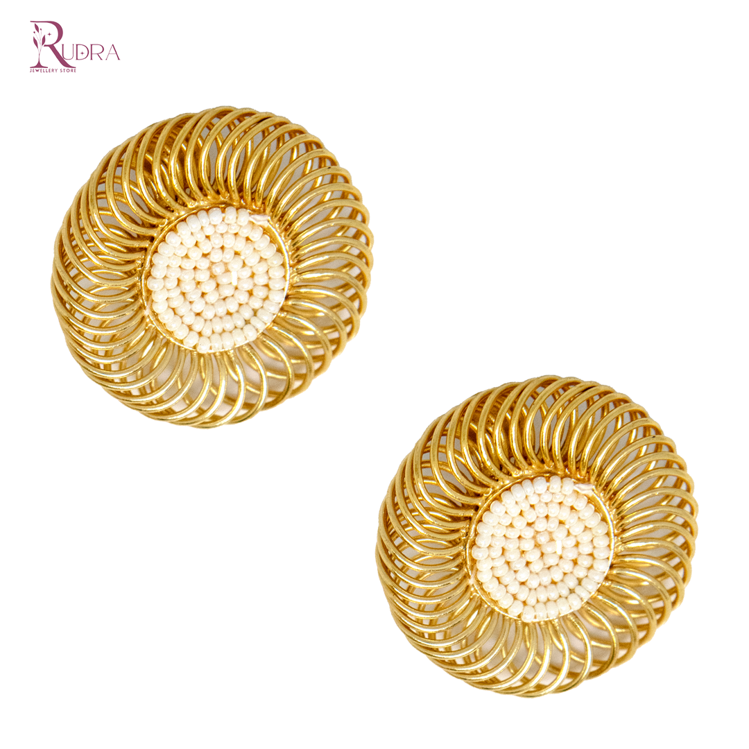 Coin Foil Earrings