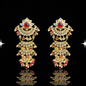 Regal Kundan Chandbali Earrings