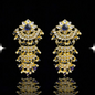 Regal Kundan Chandbali Earrings