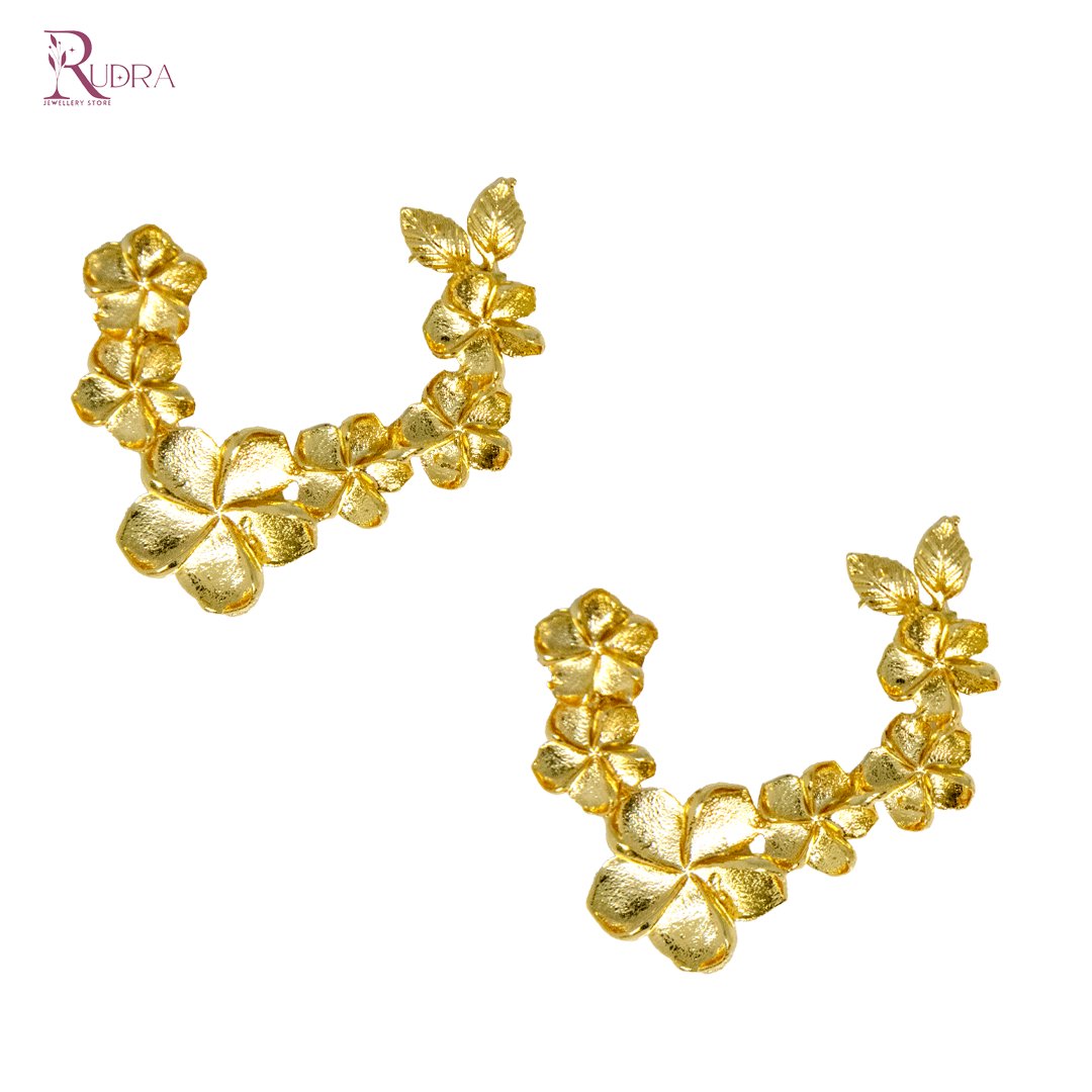 Blossom Wreath Hoop Earrings