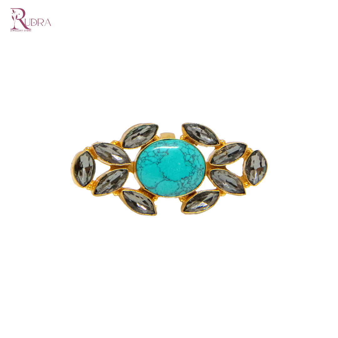 Turquoise Bloom Ring