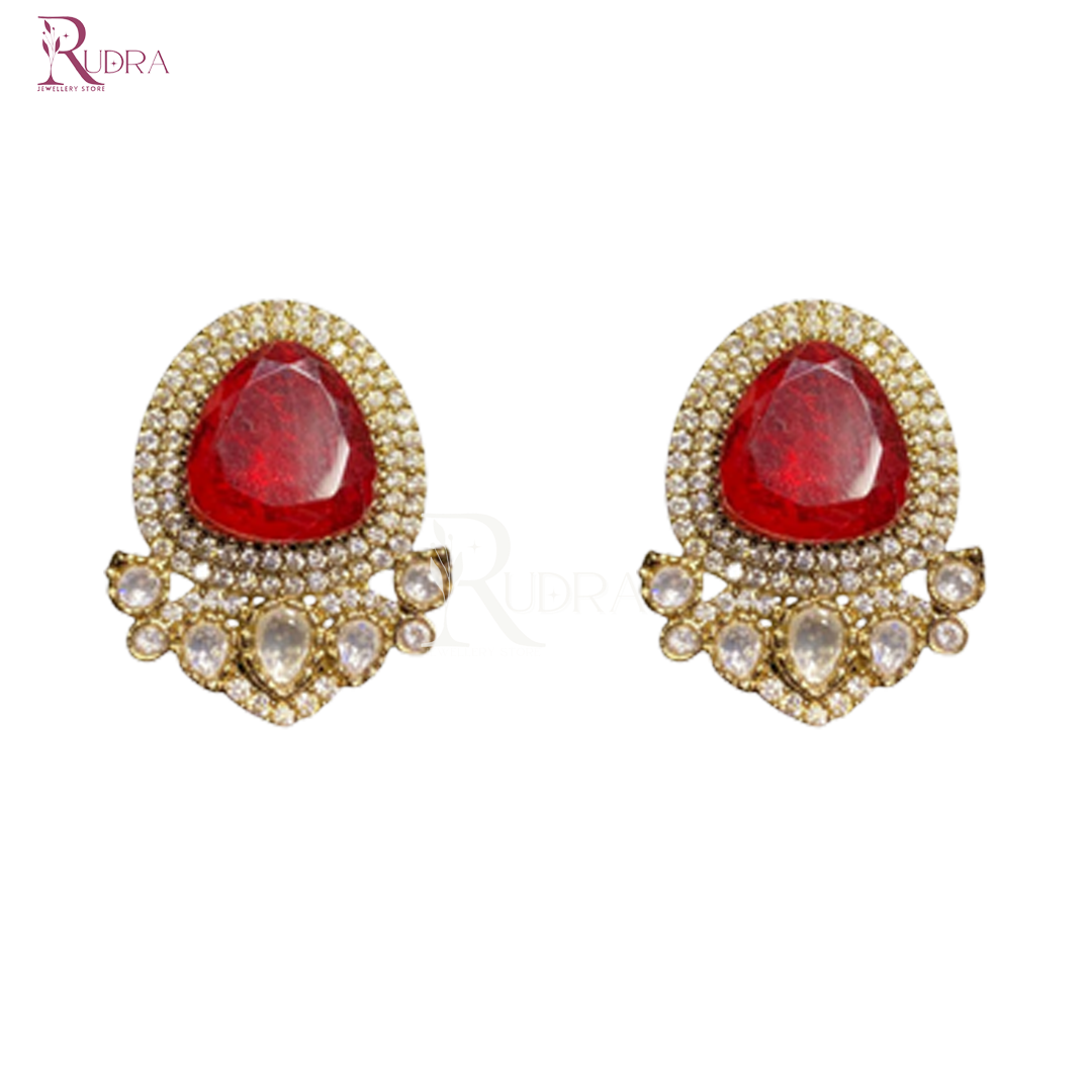 Layered Kundan and Polki Necklace Set