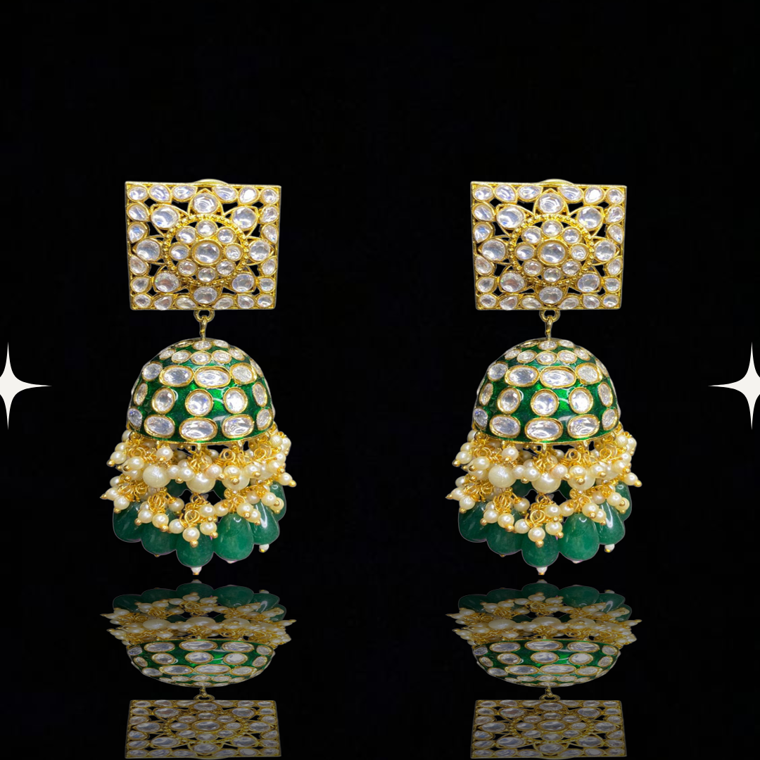 Regal Square Jhumka Elegance