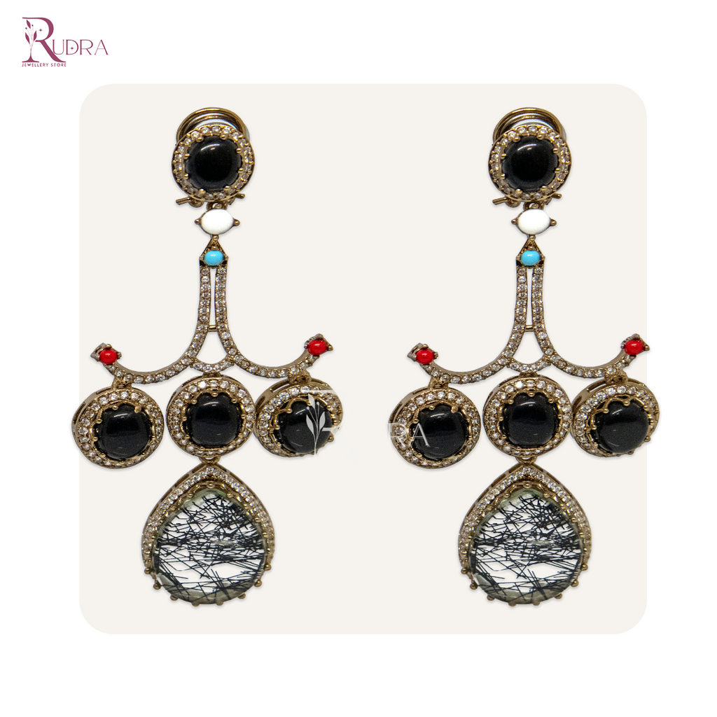 Radiance Royale Multistone Drop Earrings