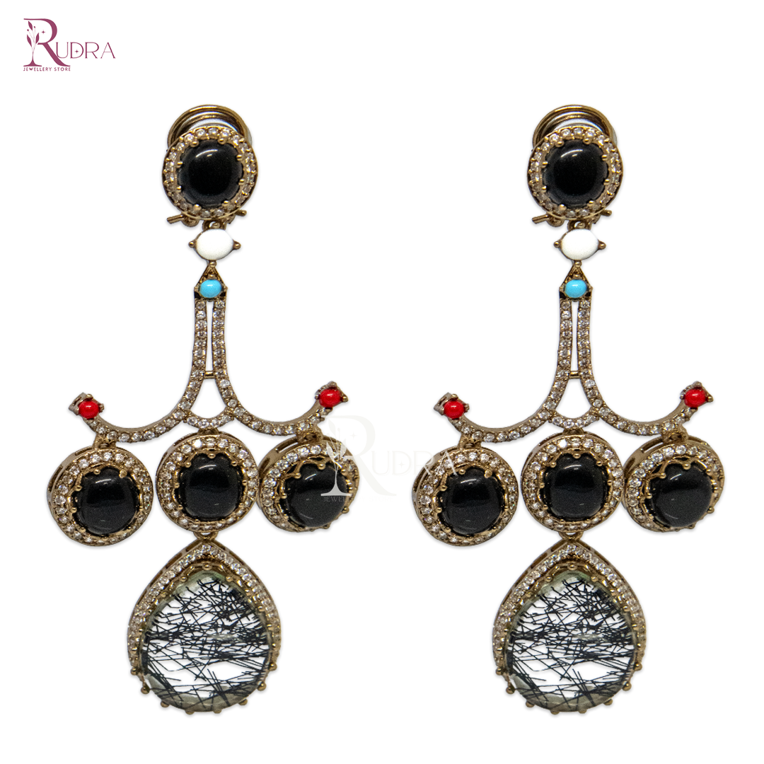 Radiance Royale Multistone Drop Earrings