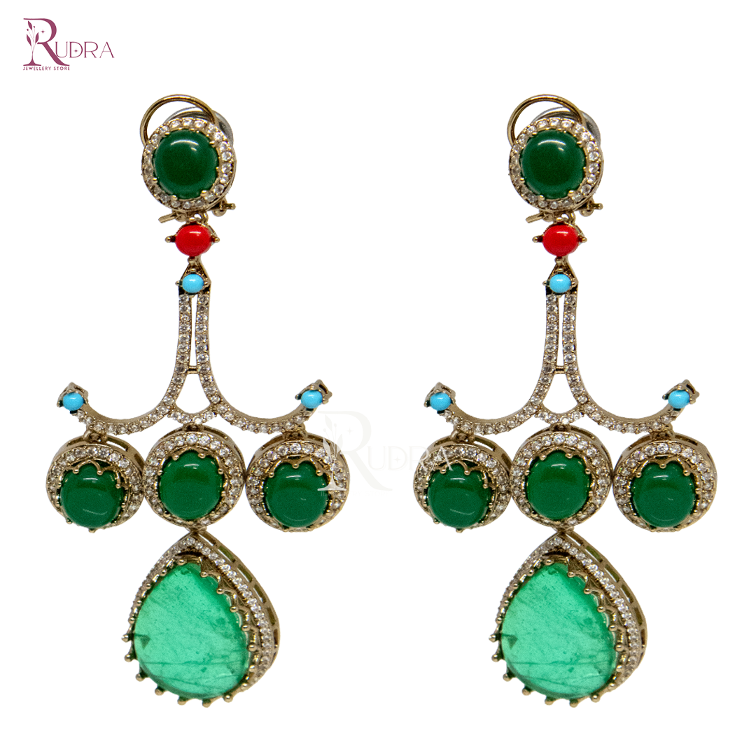 Radiance Royale Multistone Drop Earrings