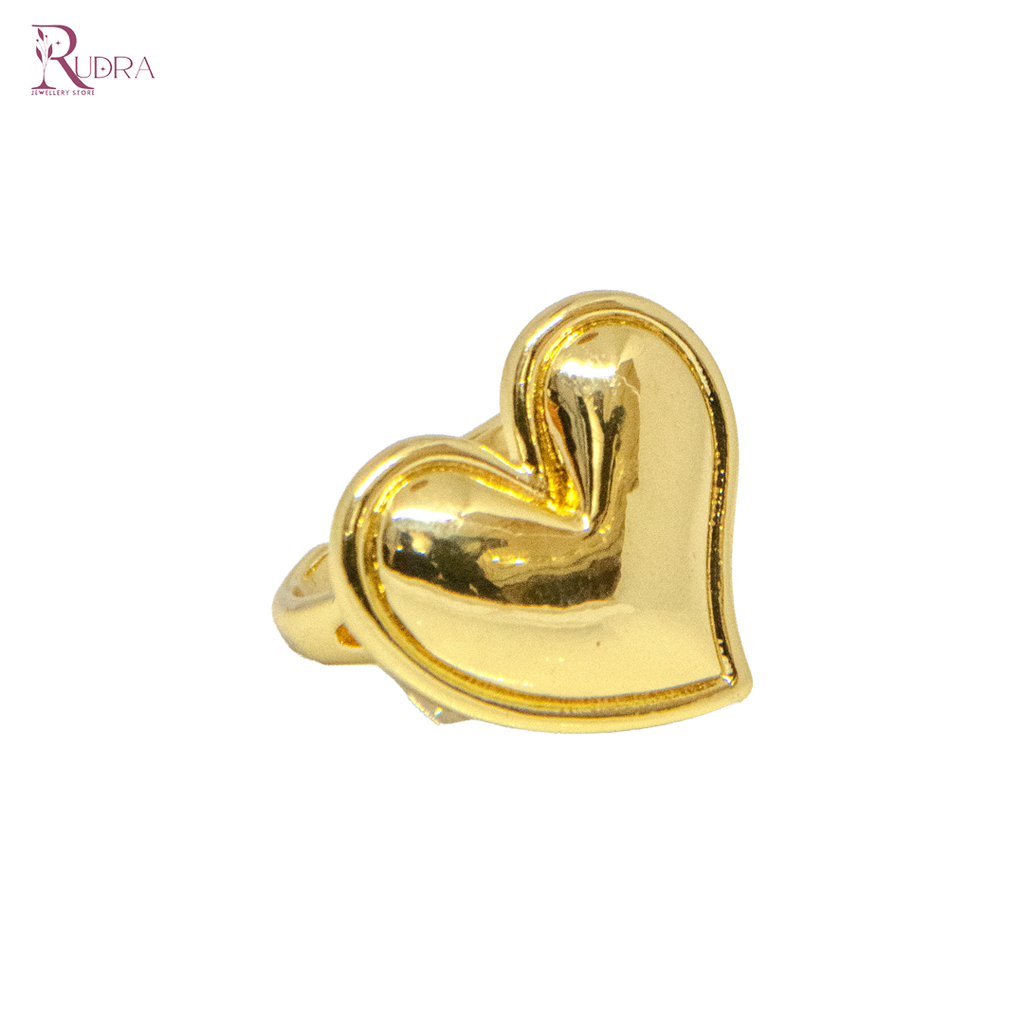 Golden Heart Ring