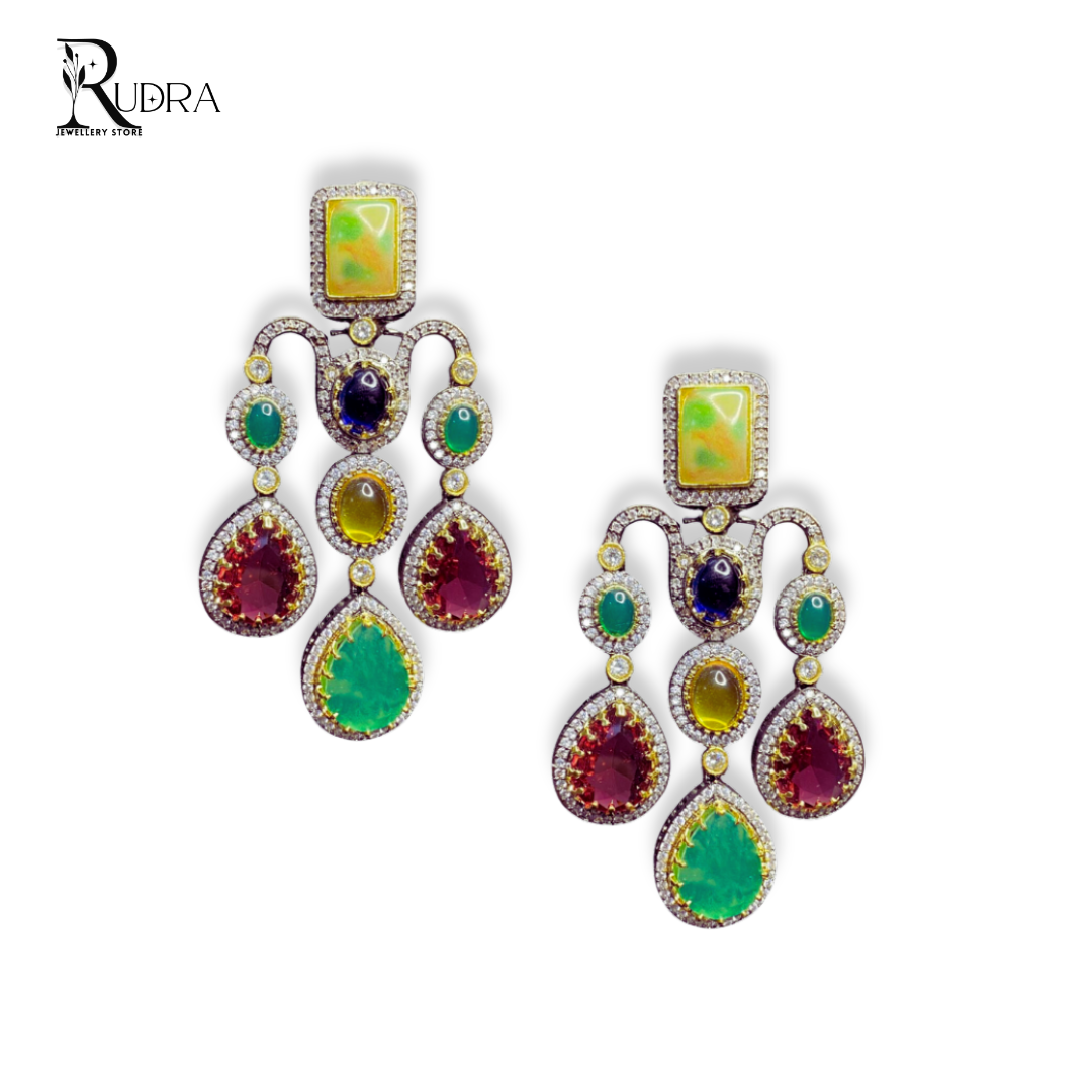 Sabyasachi Inspired Stone Earrings