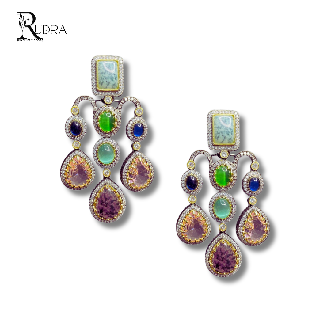 Sabyasachi Inspired Stone Earrings