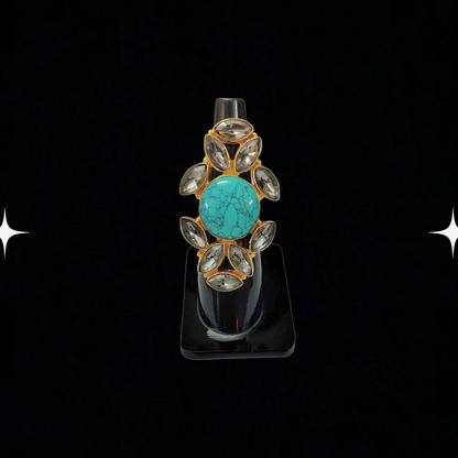 Turquoise Bloom Ring