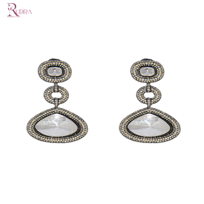 Rajputana Polki Cut Pendant Set