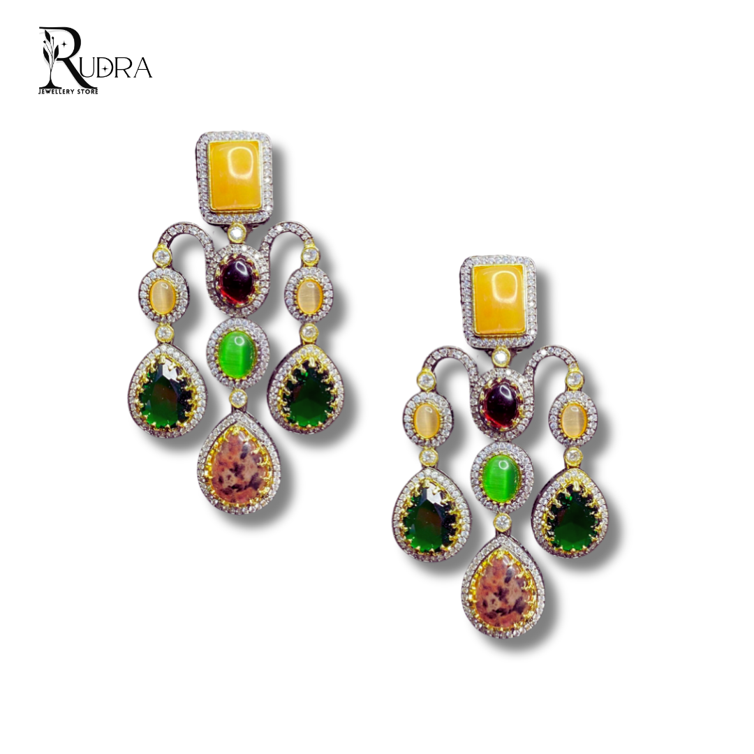Sabyasachi Inspired Stone Earrings