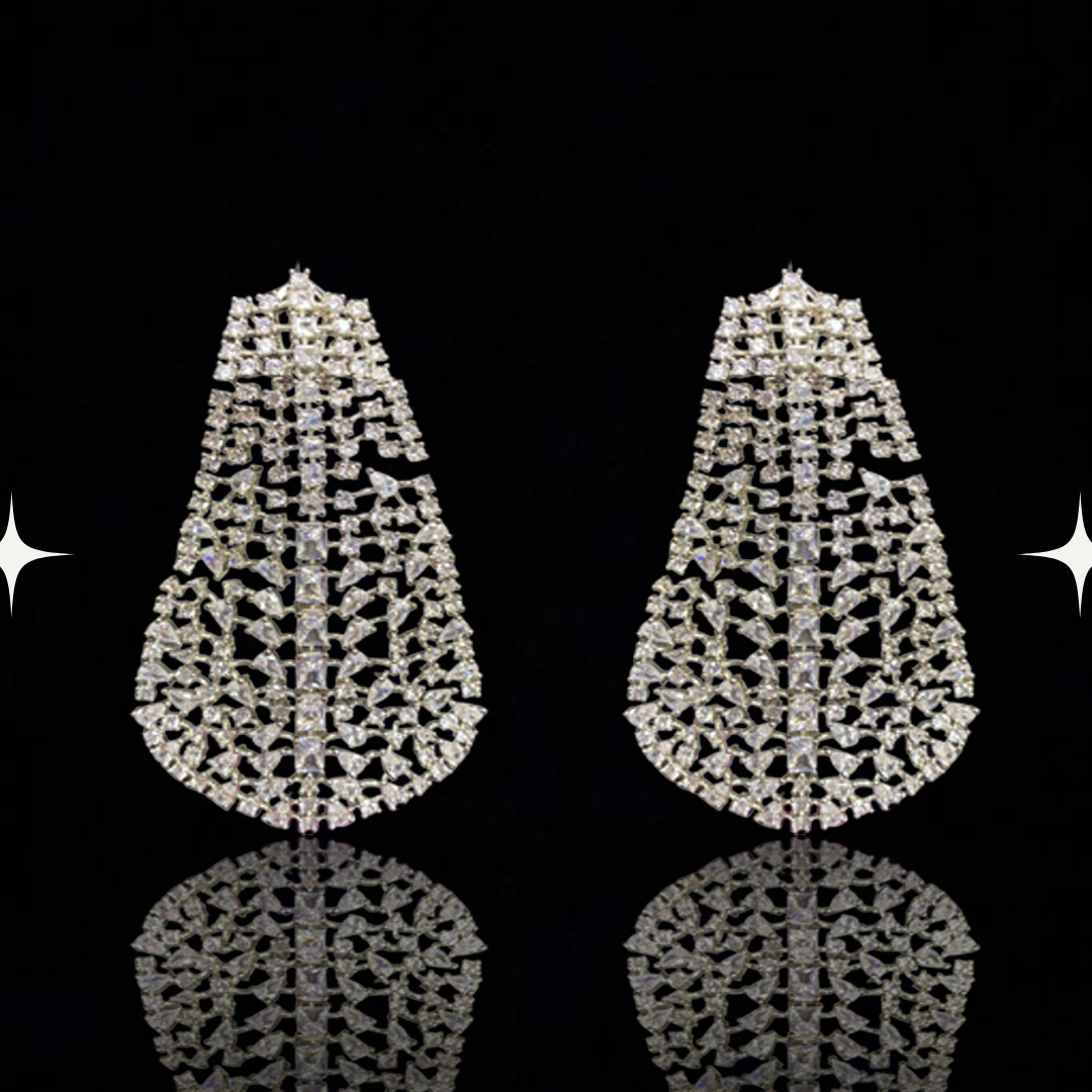 Radiant Dazzle Cascade Earrings