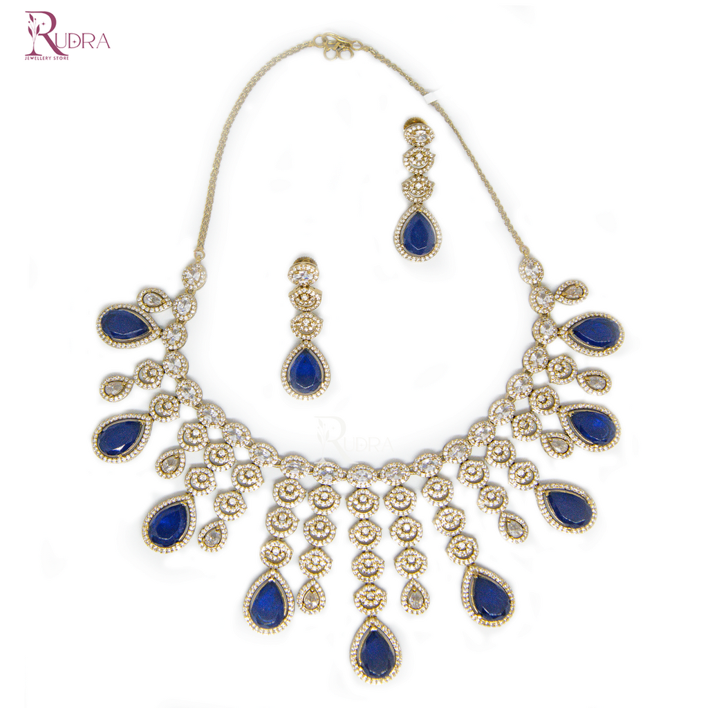 Midnight Majesty Drop Necklace Set