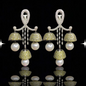 Psychedelic Anti-Anxiety Pearl Dangle Earrings