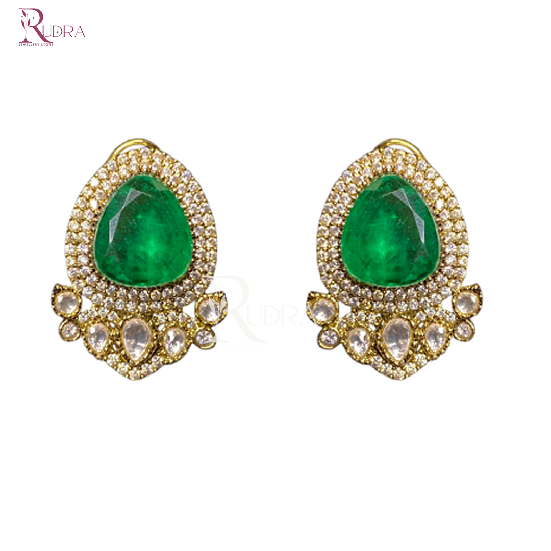 Layered Kundan and Polki Necklace Set