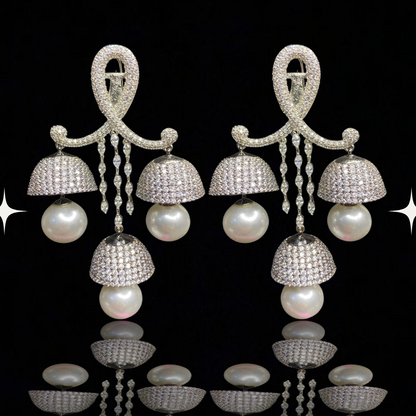 Psychedelic Anti-Anxiety Pearl Dangle Earrings