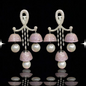 Psychedelic Anti-Anxiety Pearl Dangle Earrings