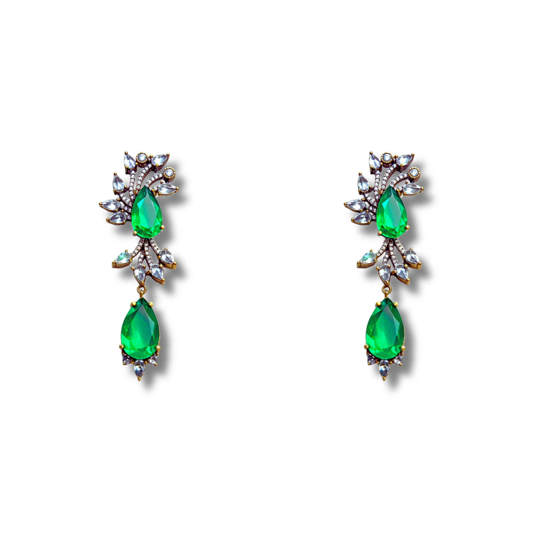 Emerald Elegance Necklace Set