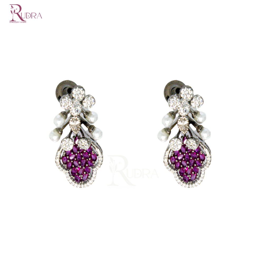 Dynasty Bling Necklace Set in Ruby and Emerald