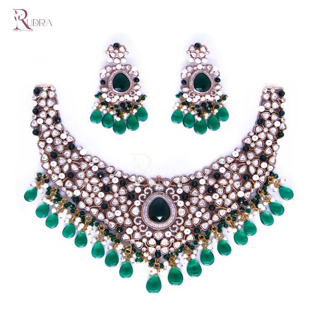 The Royal Azure Collar Necklace Set