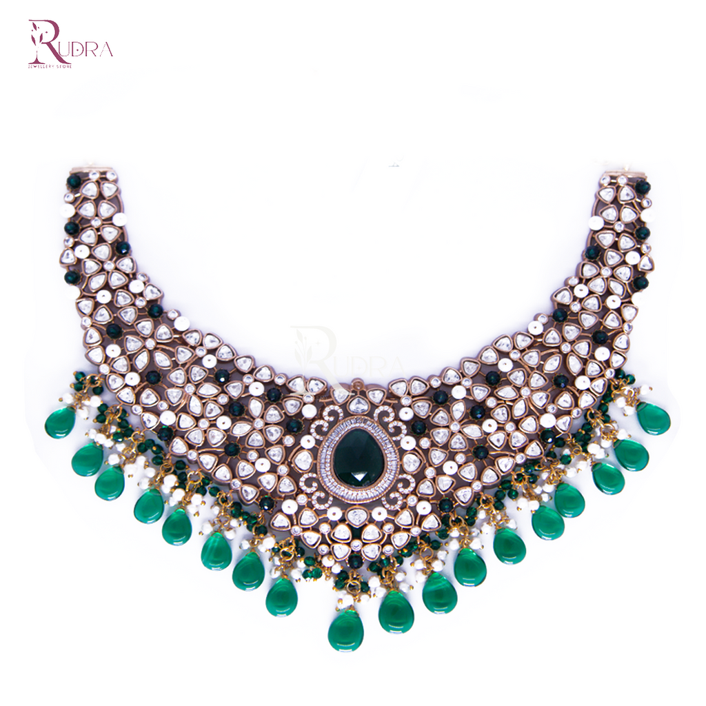 The Royal Azure Collar Necklace Set