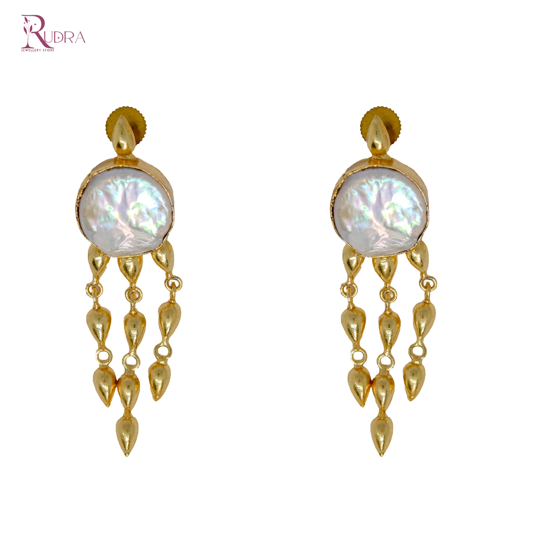Cascade Gold Earrings