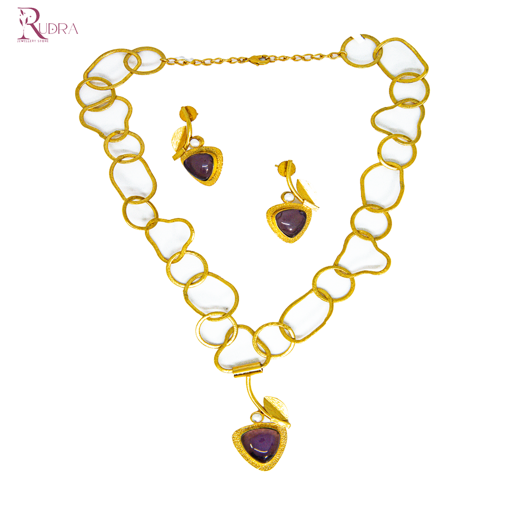 Amethyst Charm Necklace