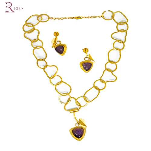 Amethyst Charm Necklace