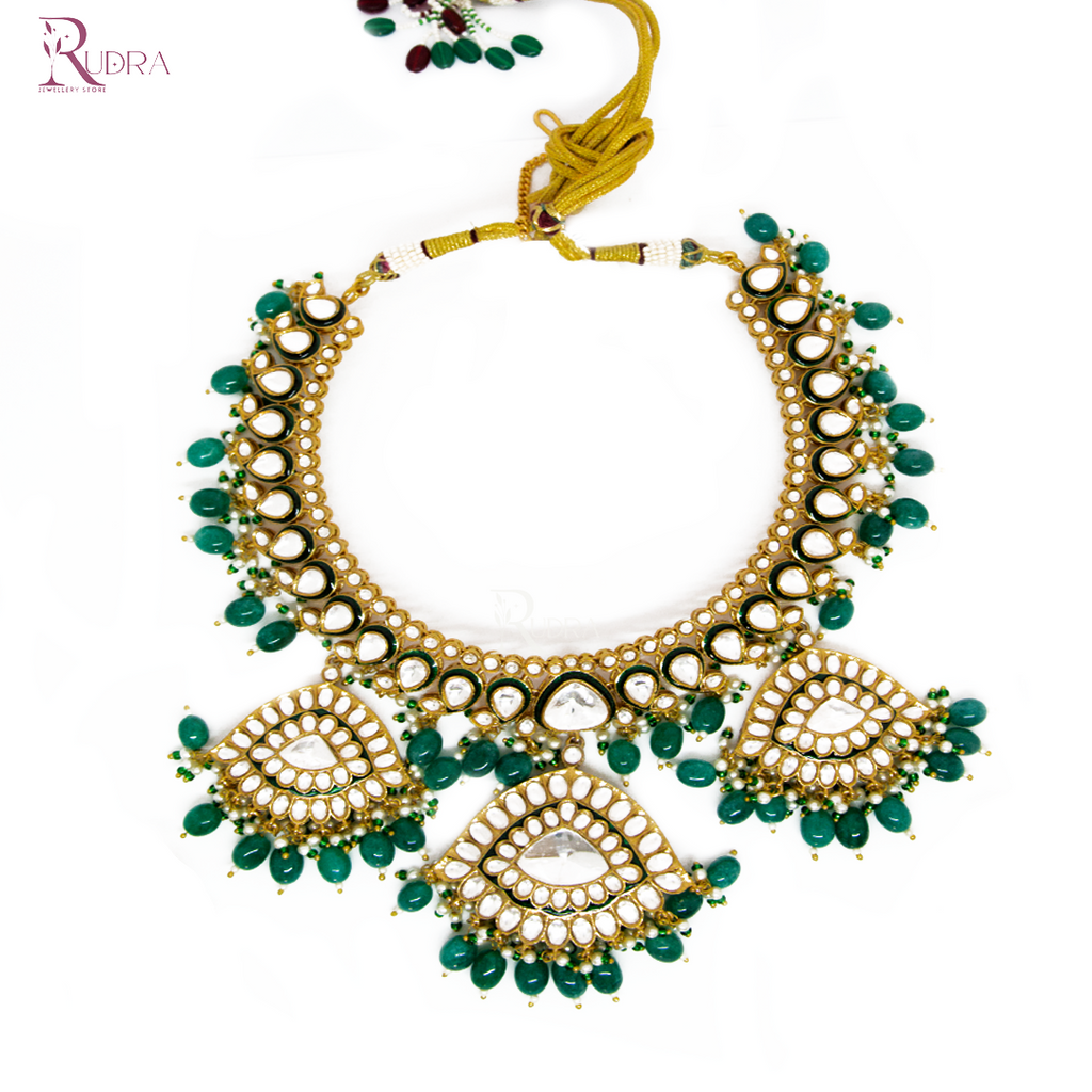 The Nizams of Hyderabad Kundan and Polki Necklace Set