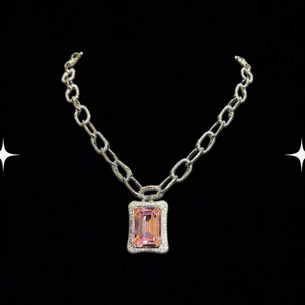 Swarovski Glass Cut Necklace Set