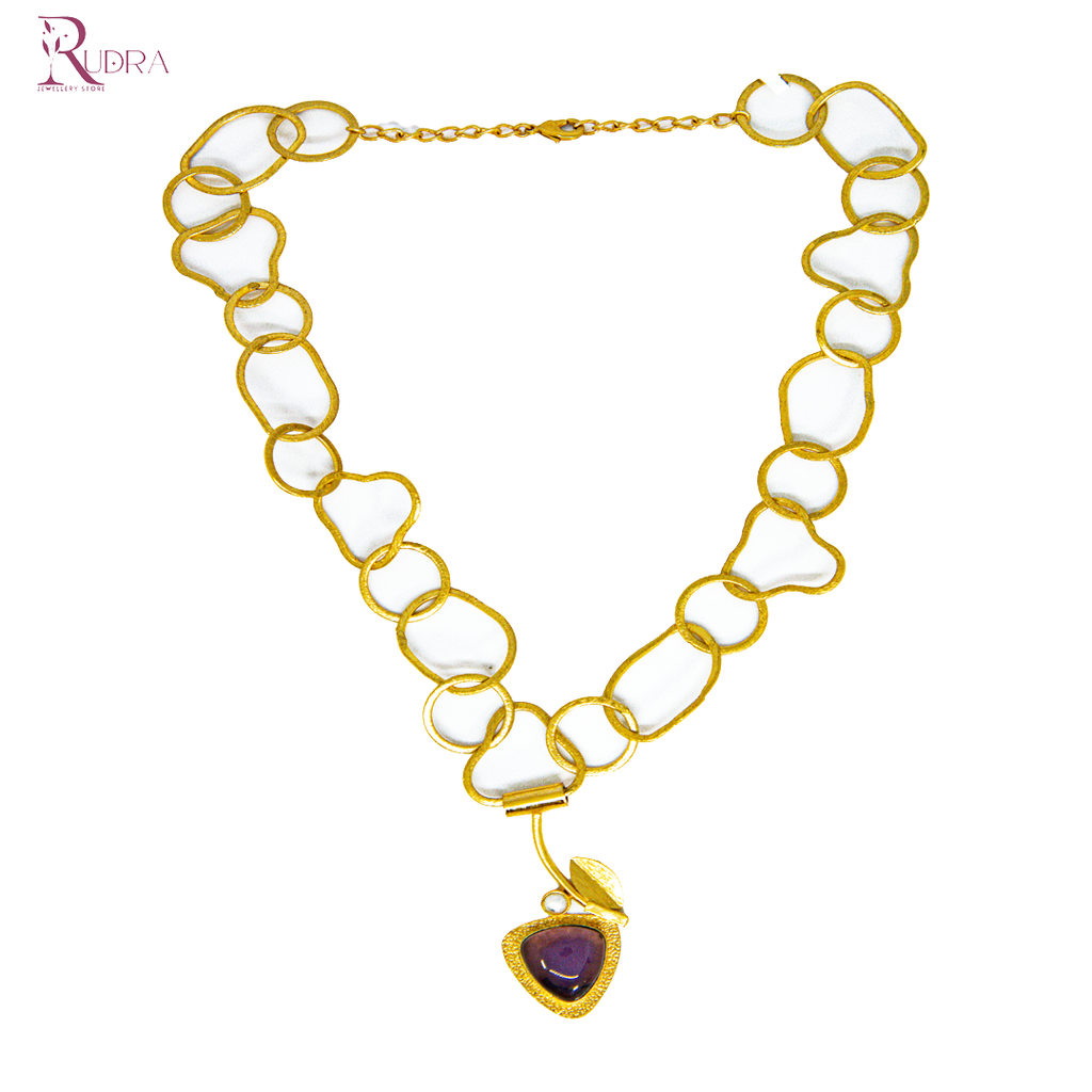 Amethyst Charm Necklace