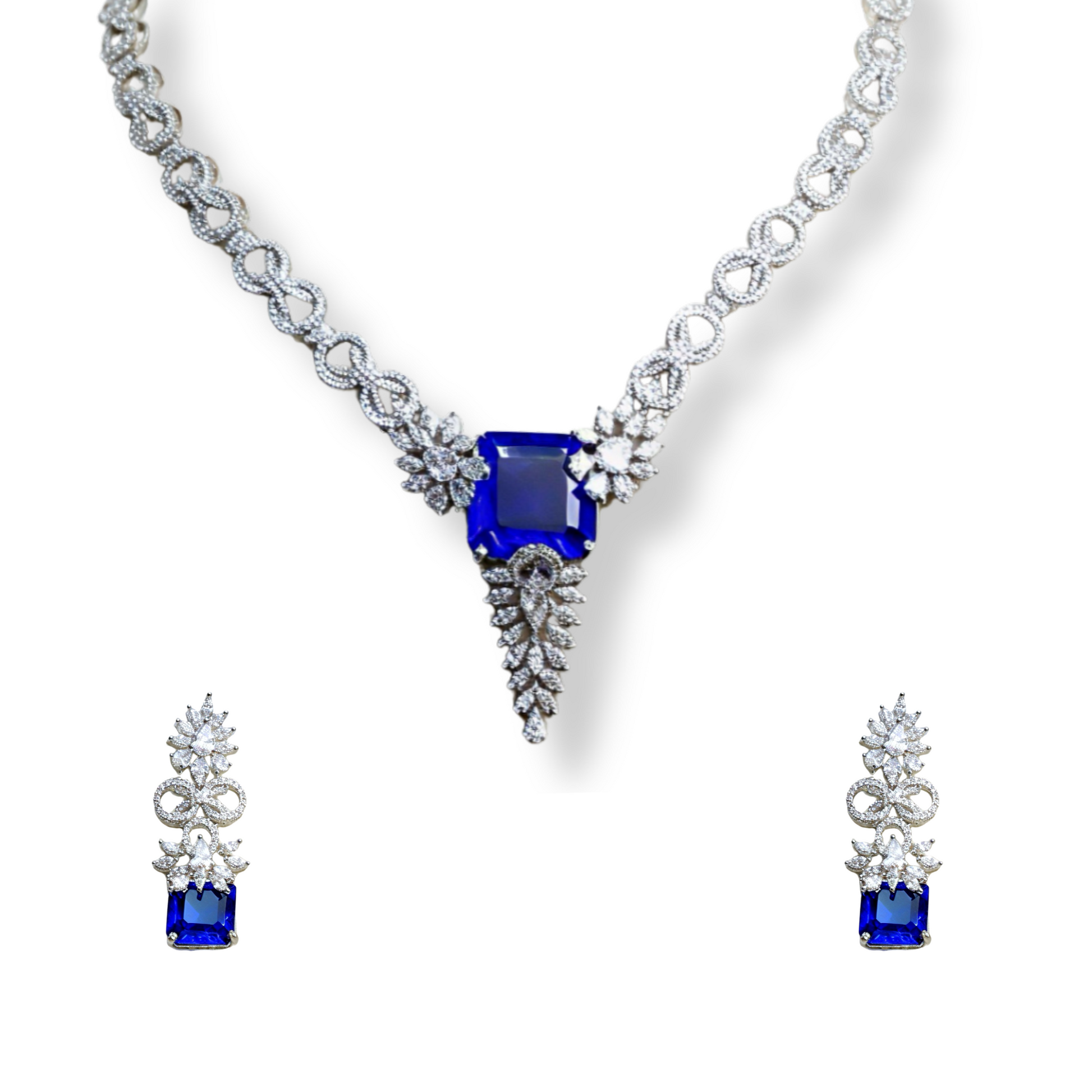 Regal Radiance American Diamond Necklace Set