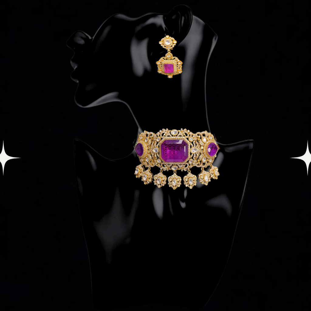 Rajputana Orchid Choker