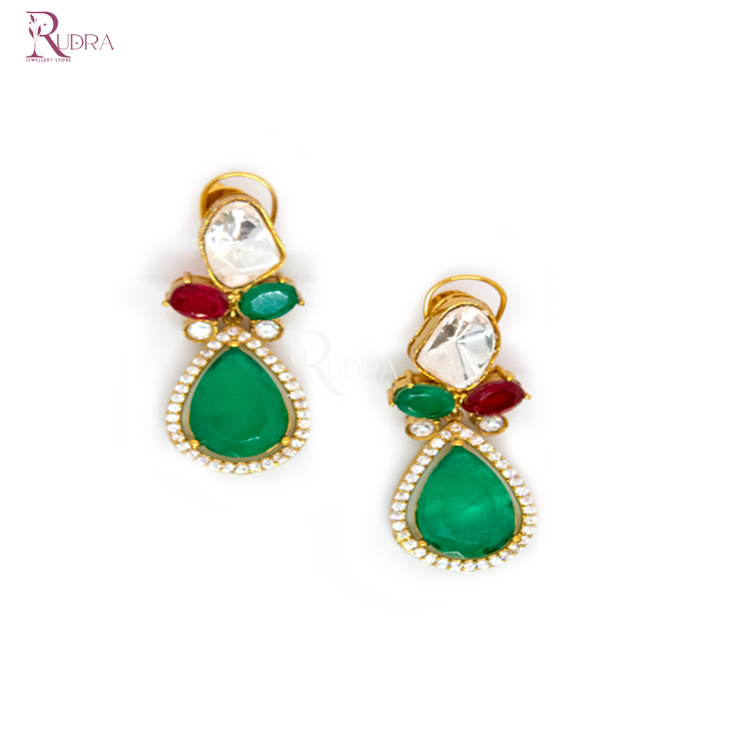Polki and Kundan Fusion Necklace Set