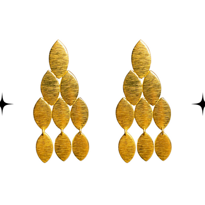 Petal Cluster Drop Earrings