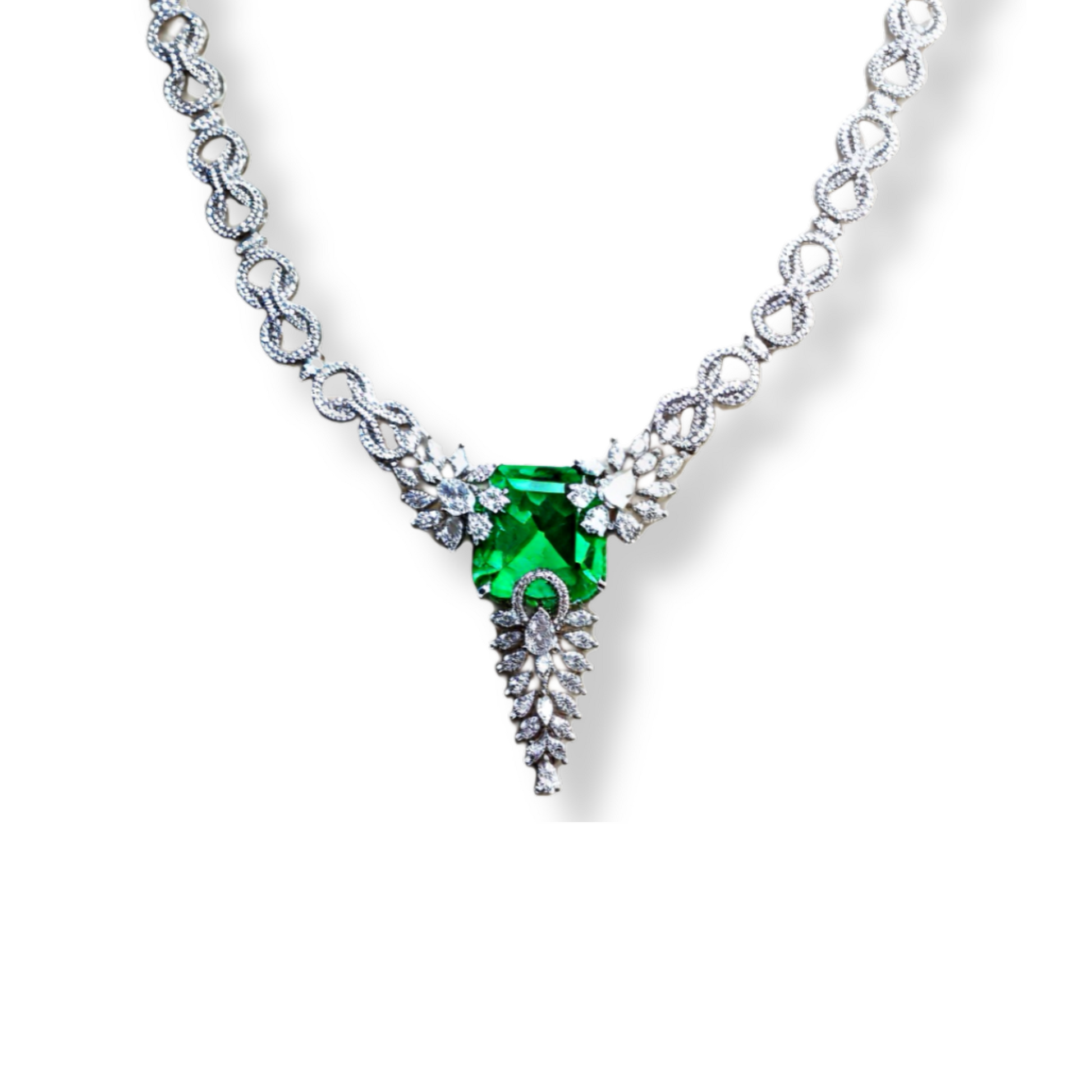 Regal Radiance American Diamond Necklace Set